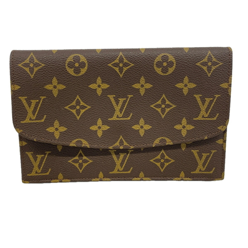 Louis Vuitton Monogram Pochette Rabba 20 Bag/Pouch M51935 Brown Women's